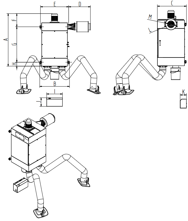 Dimensioni Cartridge Filter Kemper