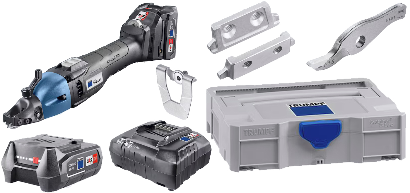Dotazione cesoia TruTool C160 12V con separatore trucioli Trumpf