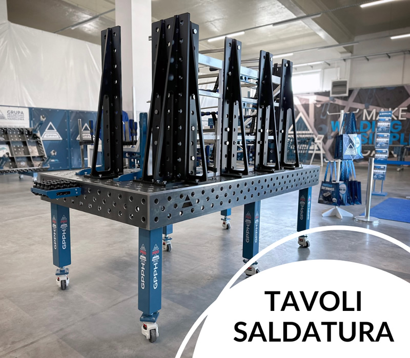 Tavoli modulari da saldatura