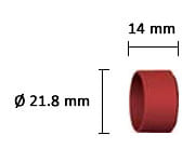 Dettaglio boccola isolante per ABIMIG® GRIP A 305