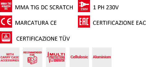 Caratteristiche TECHNOLOGY 238 CE/MPGE