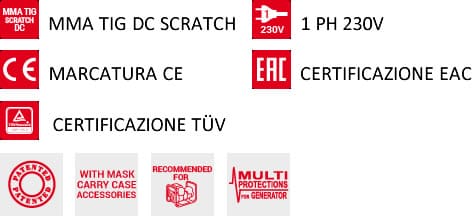 Certificazioni saldatrice Telwin