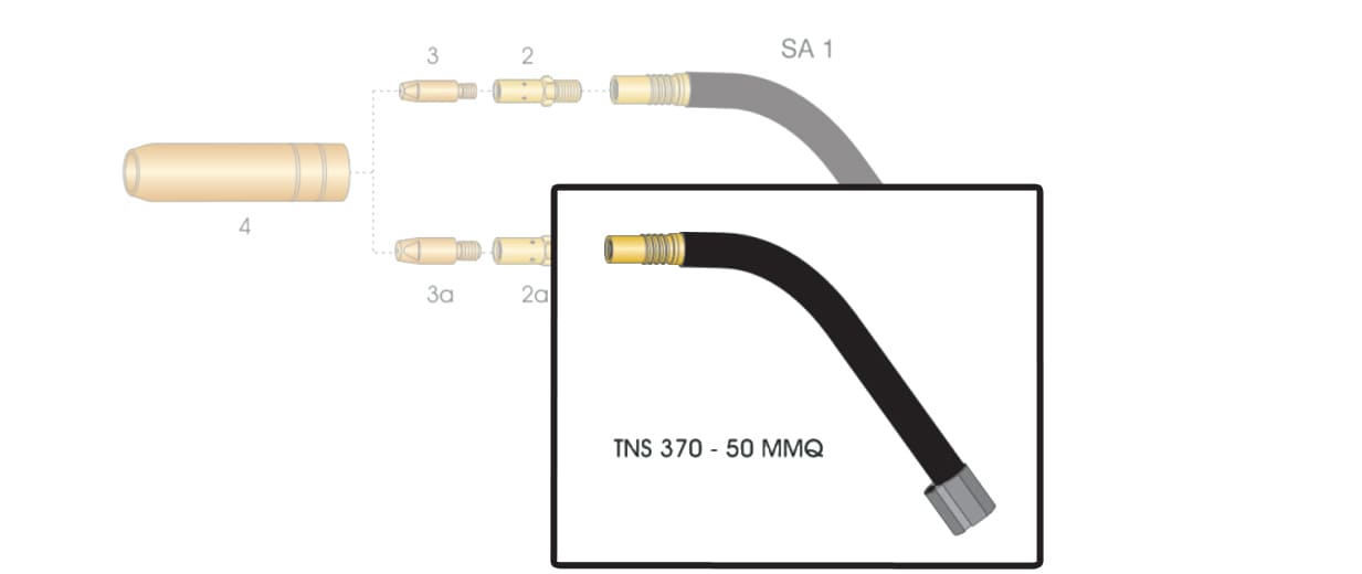 dettaglio lancia tynos tns 370 saldatura filo continuo mig