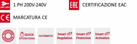 dettaglio sistema di riscandamento smart inductor 5000 classic200v 240v telwin