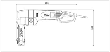 disegno quotato bisellatrice trutool tkf 1500 a 2 marce trumpf