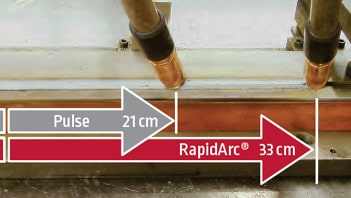 Processo Rapid Arc saldatrici Lincoln Electric