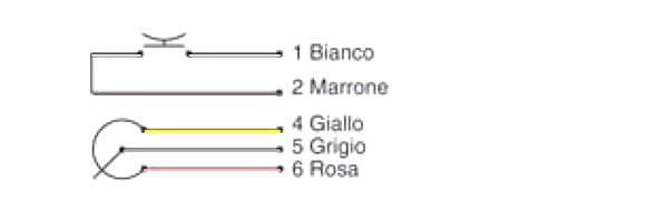 schema potenziometro remote control 1 posizioni saldatura tig