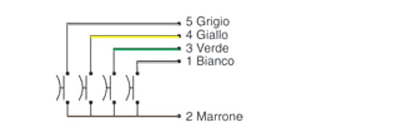 schema potenziometro multitig remote control 4 posizioni saldatura tig