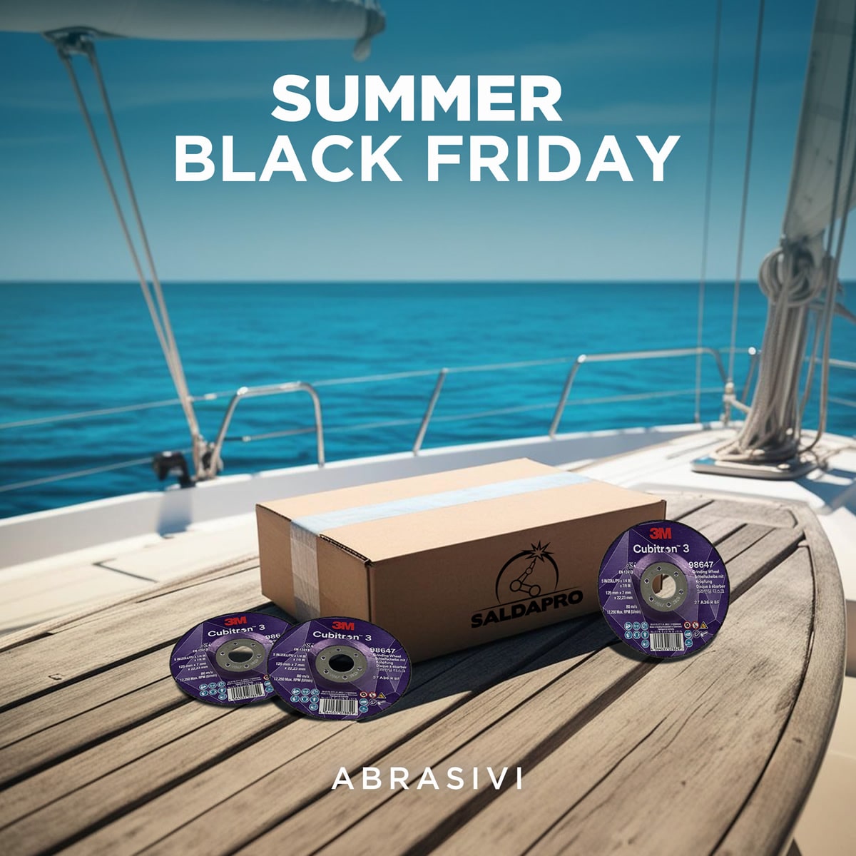 Promo e Sconti Black Friday Summer SaldaPro su tutti i dischi Abrasivi