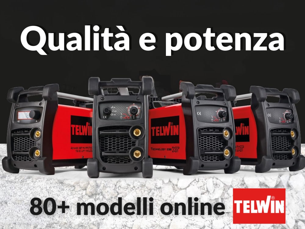 Saldatrici professionali Telwin, 80+ modelli online